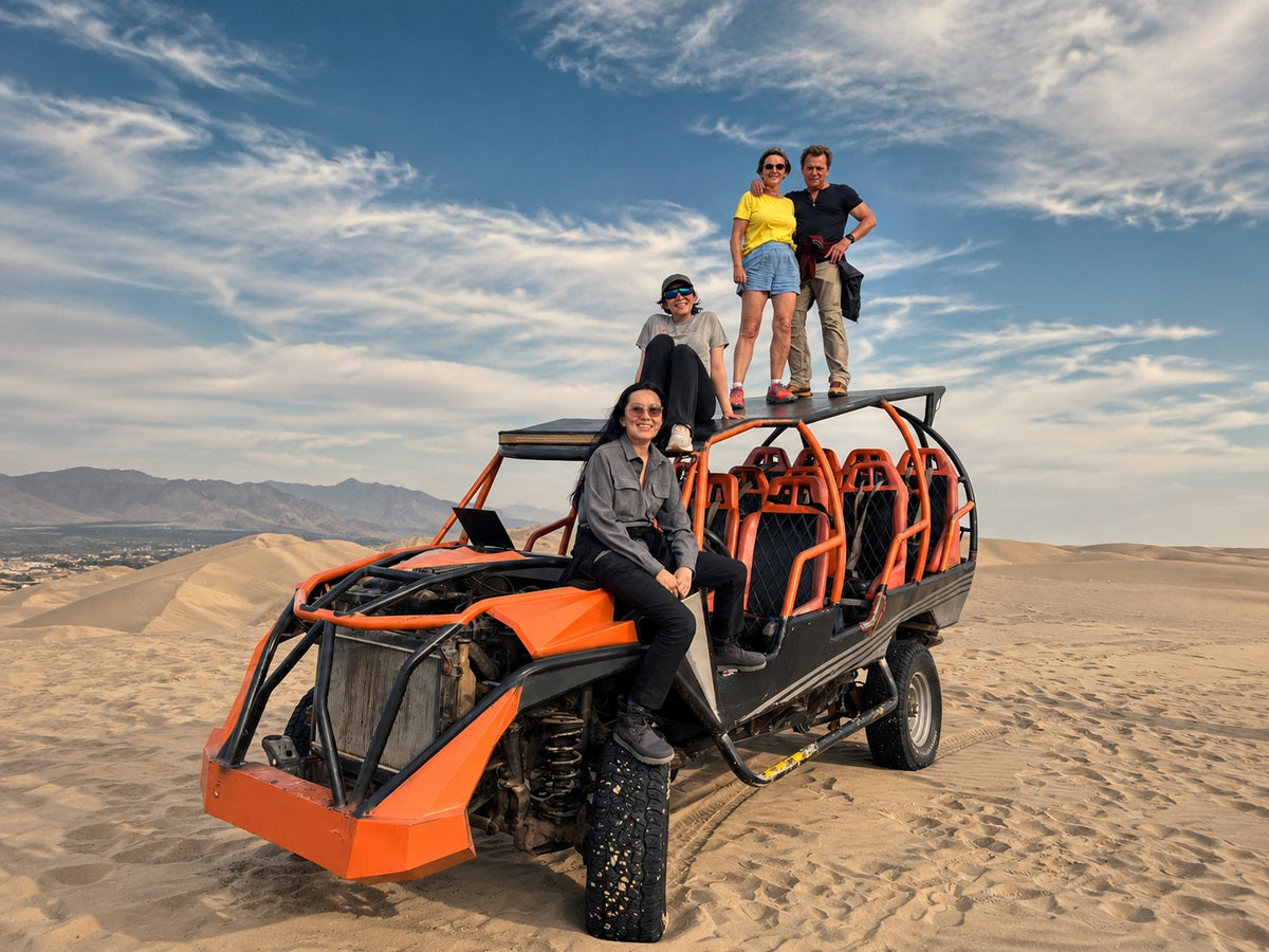 Desde Huacachina: Buggy en Huacachina al Atardecer